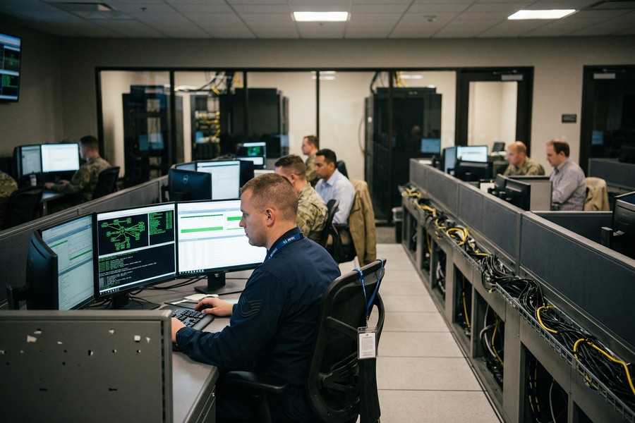 Side-by-side comparison dashboard of top business messaging apps in 2026