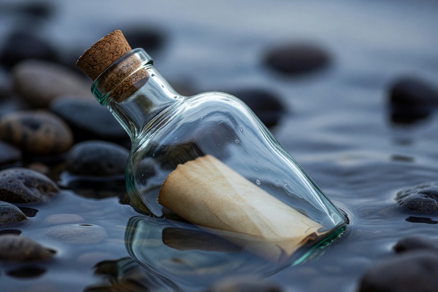 Diagram showing Messenger message delivery flow and where blocking interrupts the process