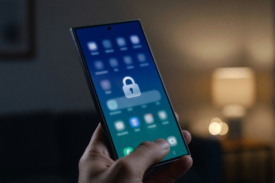 Android phone screen showing WhatsApp and Signal disappearing messages settings side by side