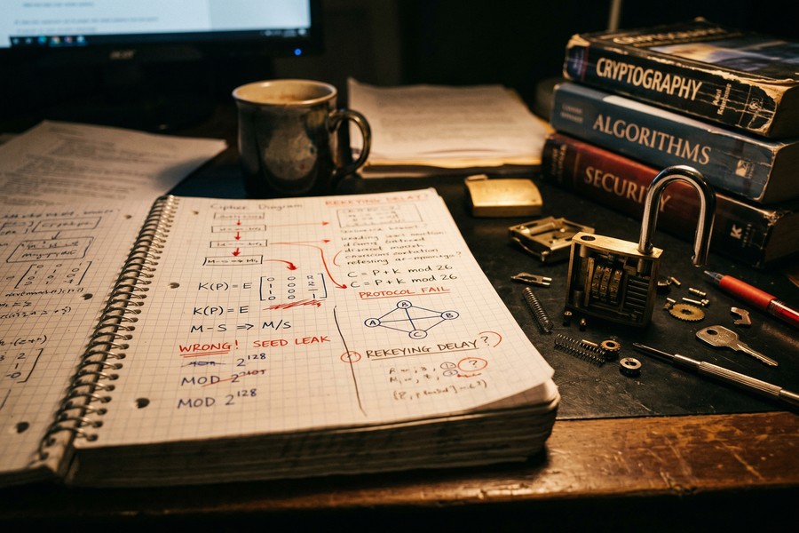 Side-by-side comparison diagram of Signal and Telegram encryption architecture