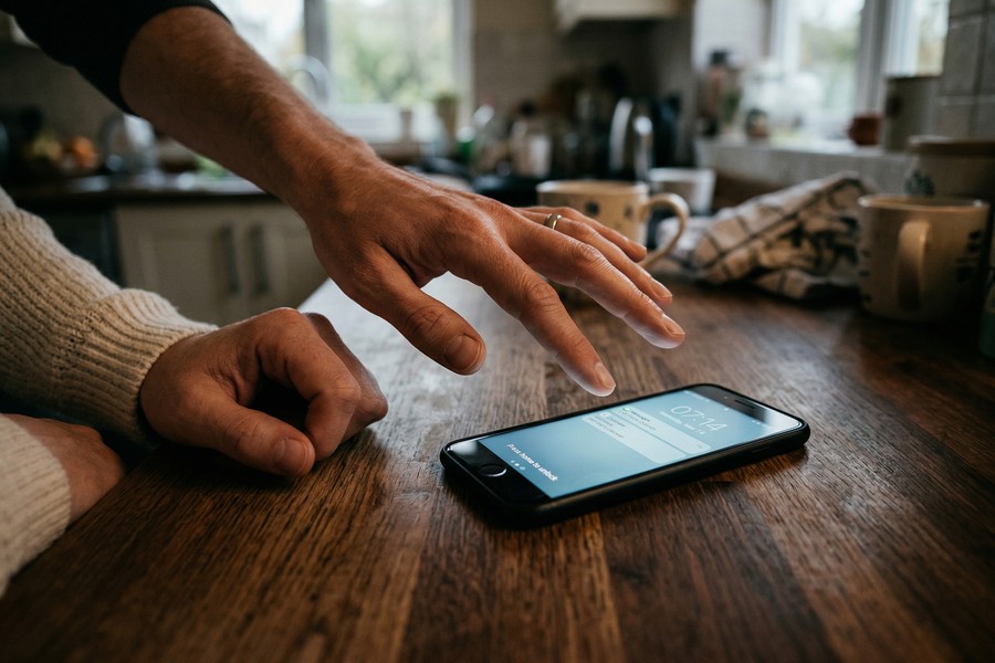 Diagram showing five common smartphone attack vectors including phishing, malicious apps, and SIM swapping