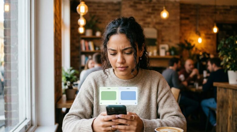 Telegram vs WhatsApp logos side by side on a smartphone screen