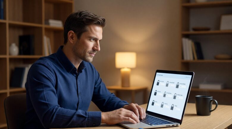 Best password managers of 2026 displayed on a laptop and smartphone screen