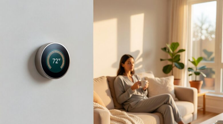 Best smart thermostats mounted on wall to lower home energy bill