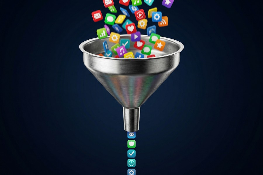 iPhone Focus Mode settings screen showing Work profile with allowed contacts and apps configured