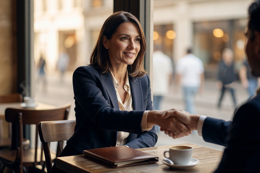 Diagram showing the four-part LinkedIn summary structure with character counts for each section