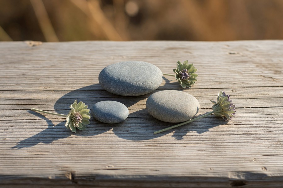 Person reviewing a weekly phone calendar schedule on a smartphone at a desk
