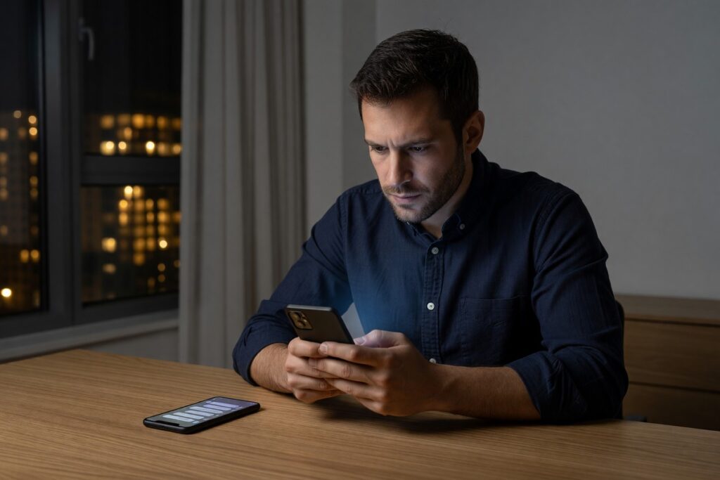 Signal vs Telegram app icons side by side on a smartphone screen comparing privacy and security features