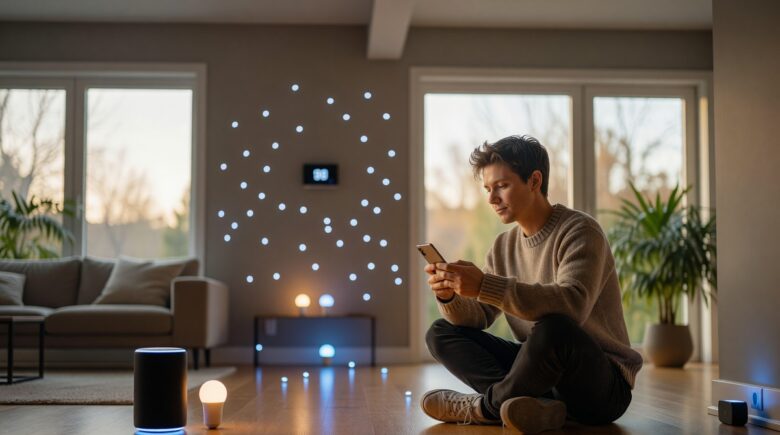 Smart home devices connected without a hub using Wi-Fi and Bluetooth