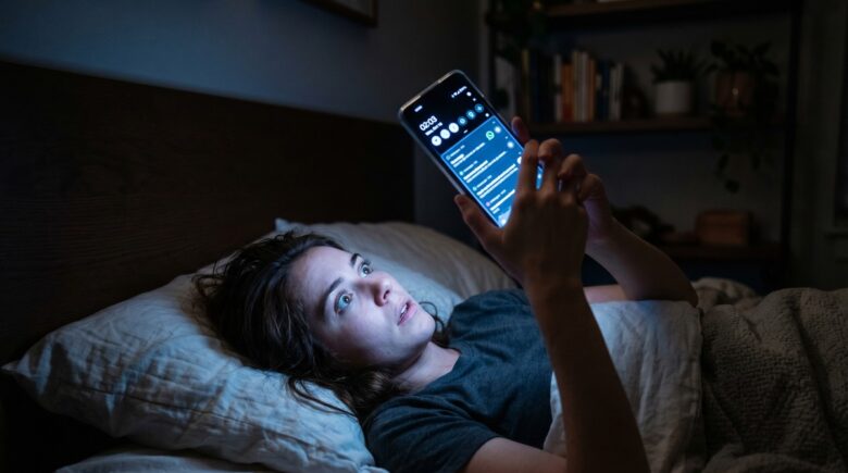 Smartphone screen displaying a flood of push notification alerts from various messaging apps