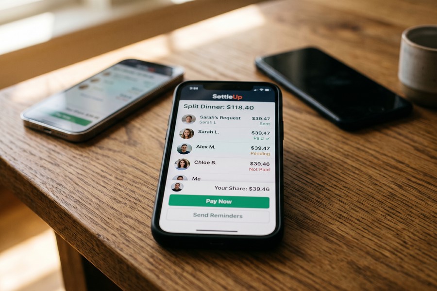 Infographic showing demographic breakdown of Venmo versus Cash App users across age and income groups