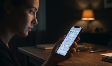 iPhone Focus mode and notification settings screen showing granular per-app notification control options