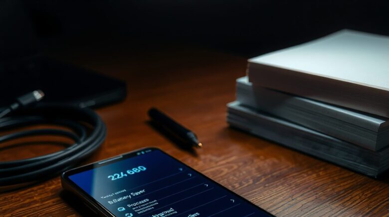 Android phone settings screen showing animation scale and developer options for phone speed optimization