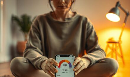 Comparison of Android Digital Wellbeing and iOS Screen Time interface showing daily usage statistics