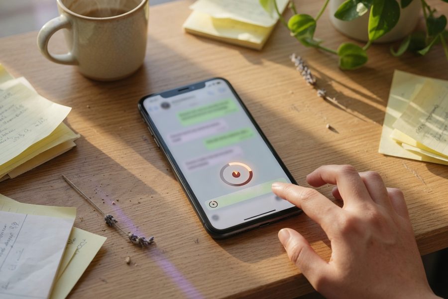 Screenshot of WhatsApp's disappearing messages menu showing timer selection options for 24 hours, 7 days, and 90 days.