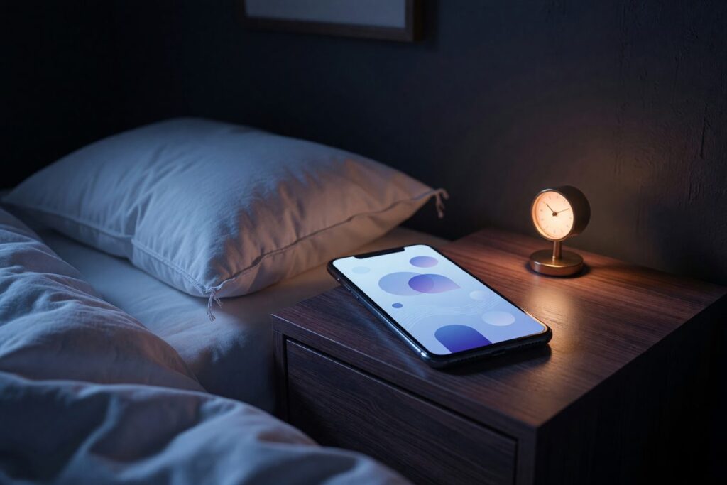 Comparison of Headspace and Woebot app interfaces for anxiety and sleep management