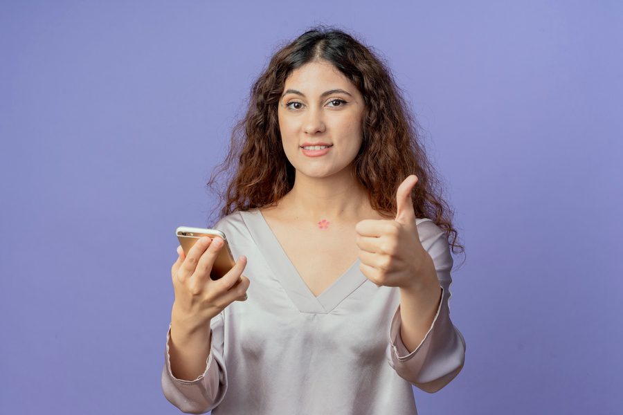 Family members reviewing a shared grocery list generated by a chat bot