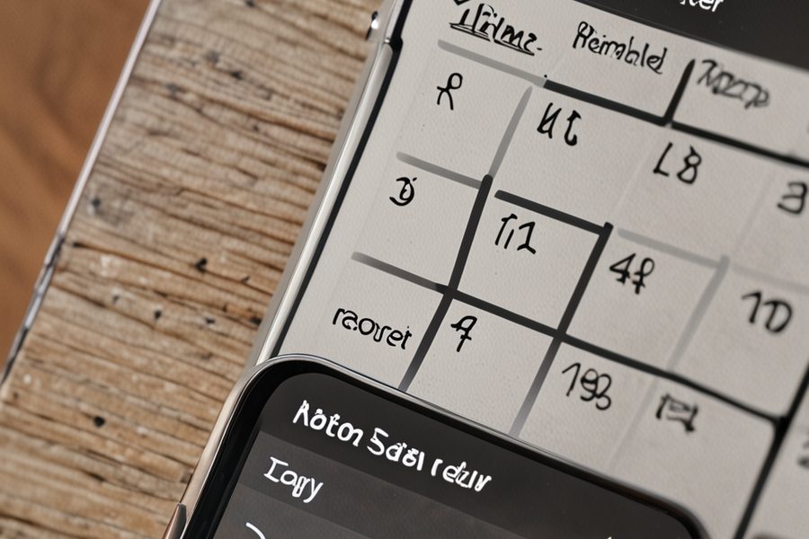 Siri voice command interface showing a calendar event being scheduled