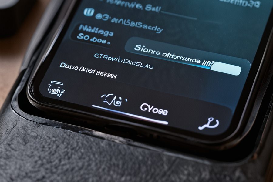 Side-by-side comparison of a distracted user vs. a user with scheduled messages and active Focus Mode