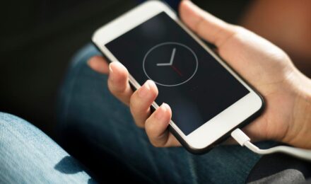 iPhone Screen Time settings showing Downtime configuration and messaging app restrictions