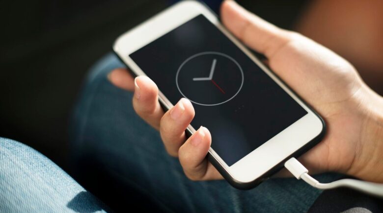iPhone Screen Time settings showing Downtime configuration and messaging app restrictions