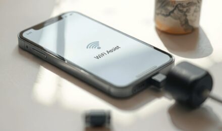 iPhone 14 Wi-Fi Assist settings toggle in iOS 17.4